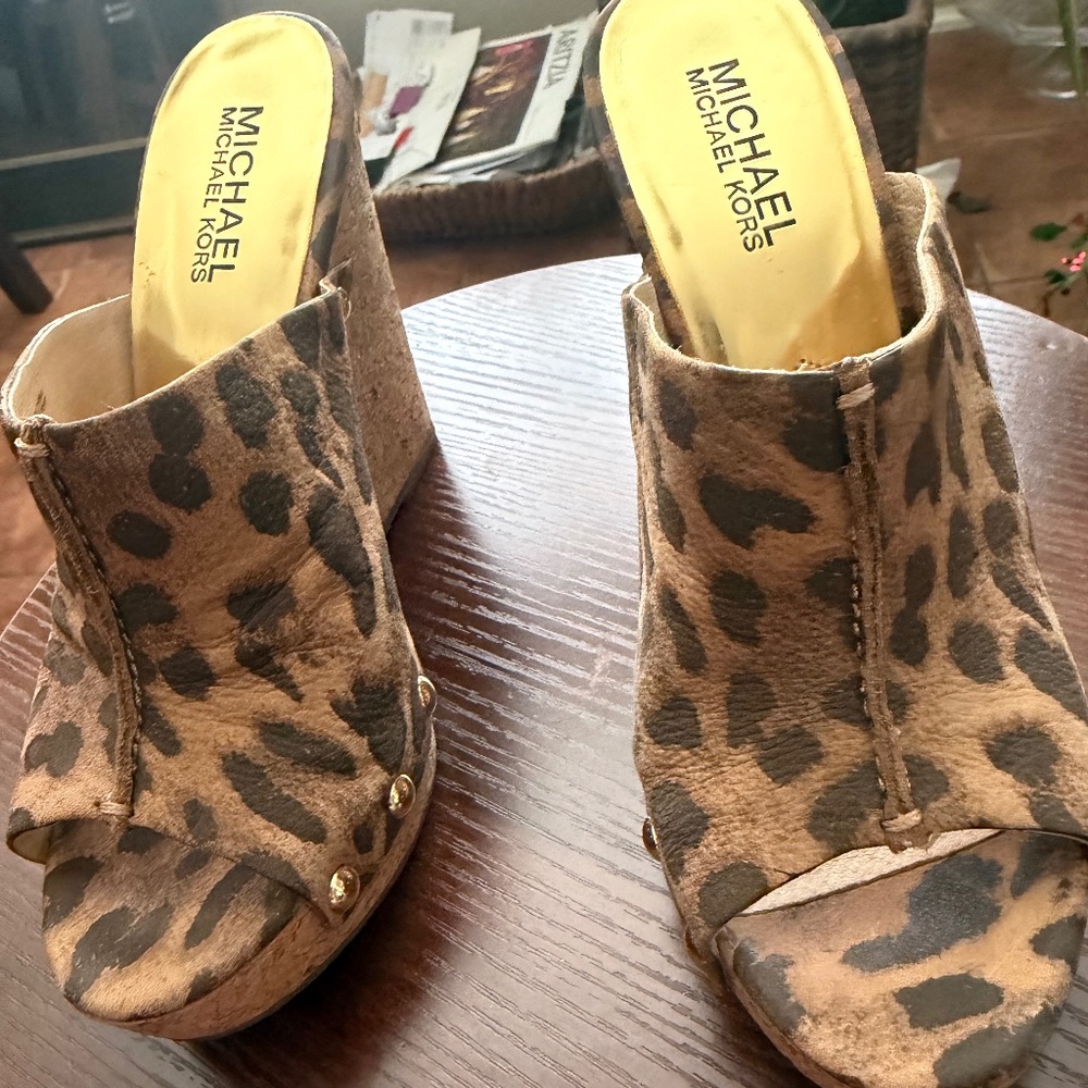 Michael Kors wedge shoes